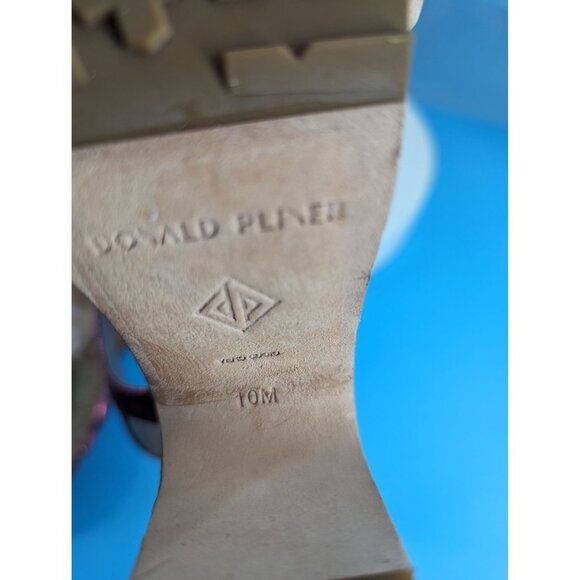 DONALD PLINER galatea crystal‎ wedge platform sandal NWOB $258 - Picture 12 of 14